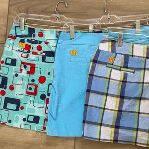 Loudmouth golf skirts- size 6.  Used condition with built in shorts